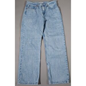 Levi's Low Pro Straight Jeans Womens 30 Light Wash Blue Denim A0964-0037